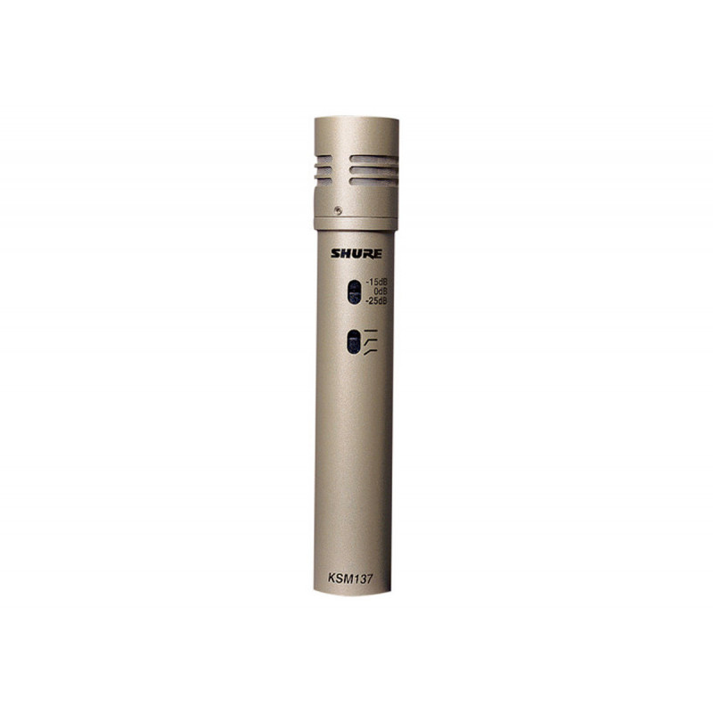 Shure KSM137/SL Microphone statique cardioïde pour instruments