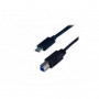 MCL Câble USB 3.1 type C mâle / USB 3.0 type B mâle - 1m