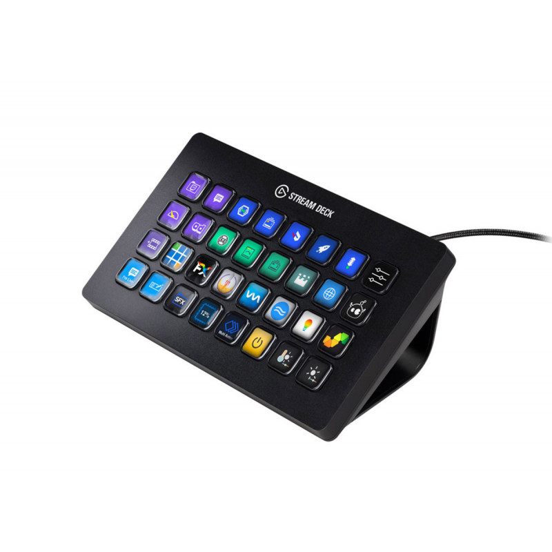 Elgato Stream Deck XL Contrôleur USB3.0 32 boutons LCD personnalisabl