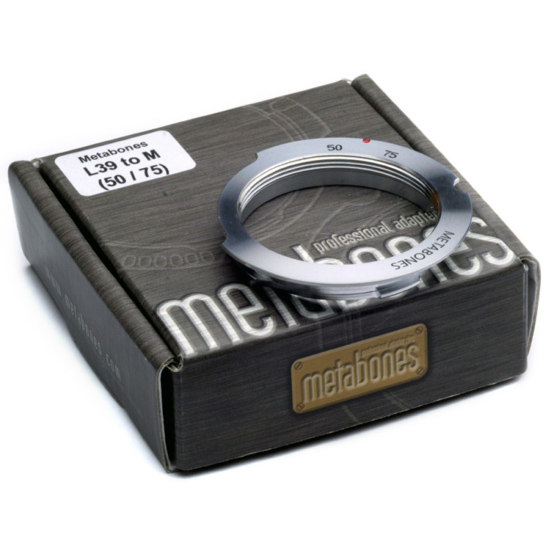 Metabones L39 vers Leica M avec 6-bit (50/75)