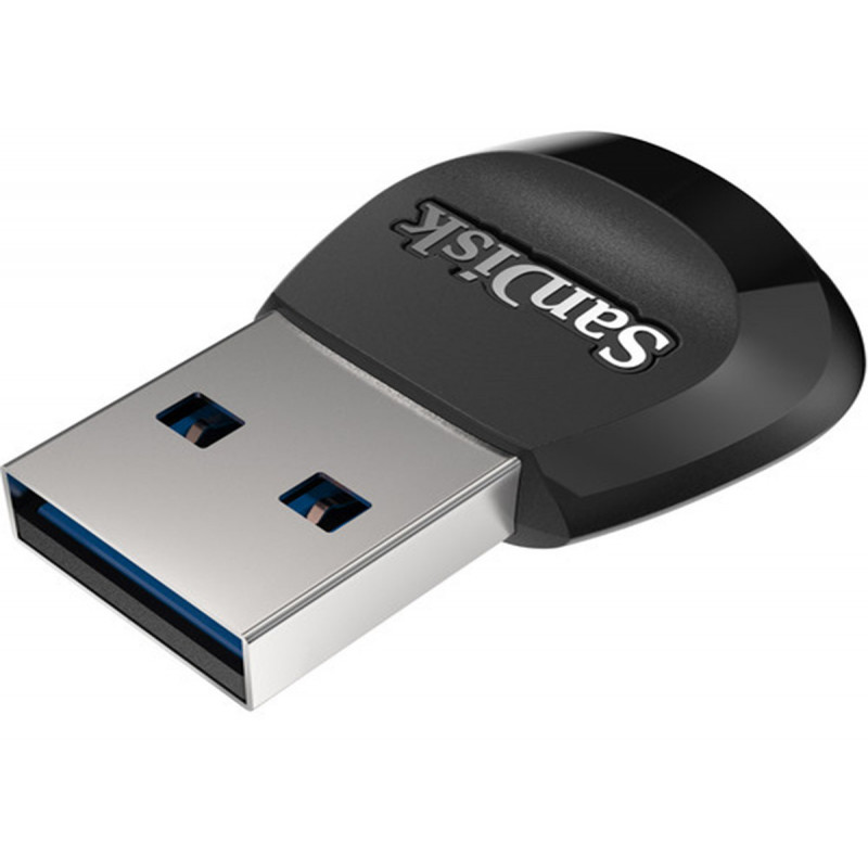 SanDisk Lecteur de cartes USB 3.0 MobileMate pour cartes microSD Noir