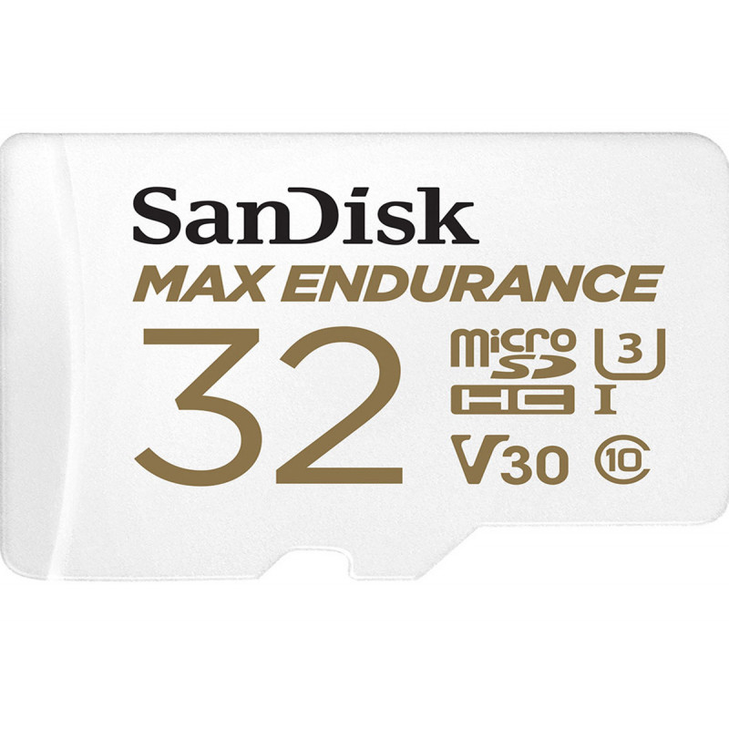 SanDisk Carte SDHC Max Endurance 32Go &Ad UHS-3 Cl.10 100 MB/s