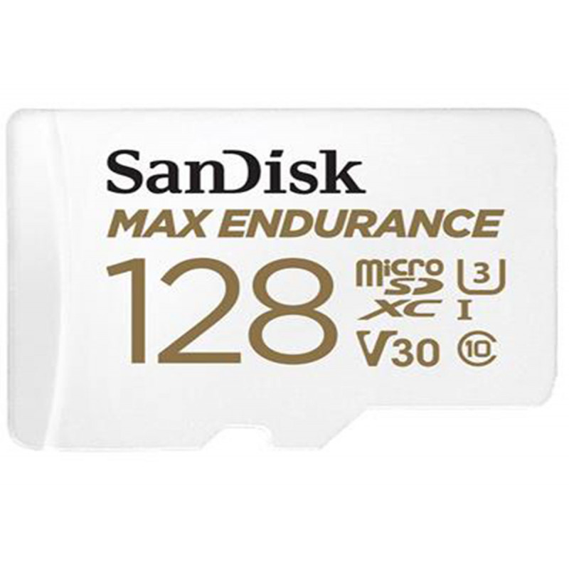 SanDisk Carte SDXC Max Endurance 128Go &Ad UHS-3 Cl.10 100 MB/s