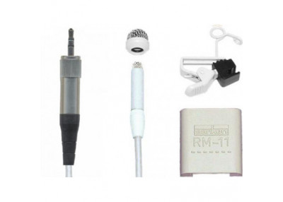 Sanken COS-11DMJKB Micro cravate (blanc, MINI JACK)