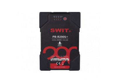 Swit PB-R290S+ Batterie Heavy Duty Digital (IP54) V-Mount 290Wh - 20A