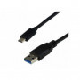 MCL Câble USB 3.1 type C mâle / USB 3.0 type A mâle - 1m