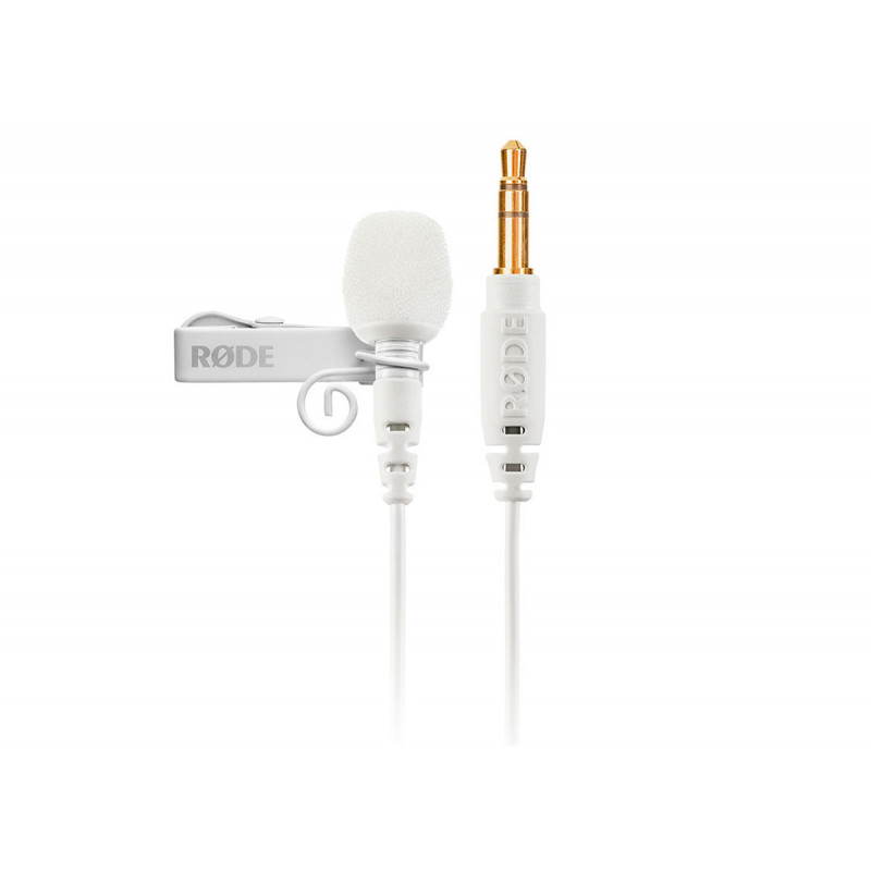 Rode Lavalier Go Micro lavalier pour Wireless Go- Blanc