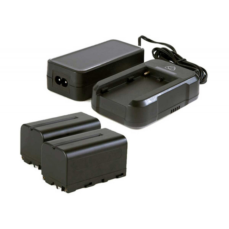 Atomos Power Kit -2xbatteries NP-F750+Chargeur- Ninja 5/Shinobi