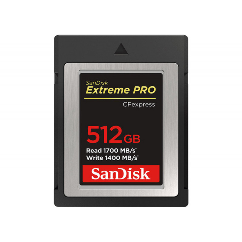 SanDisk Carte CFexpress Extreme Pro 512Go 1700/1400MB/s
