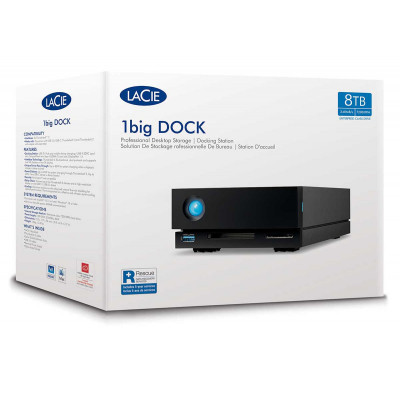 LaCie 1Big Dock 8To Thunderbolt 3, USB-C/USB 3.0
