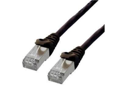 Câble réseau RJ45 100% cuivre CAT6 A F/UTP - 1,50m Noir