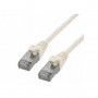 Câble réseau RJ45 100% cuivre CAT6 A F/UTP - 2m Blanc