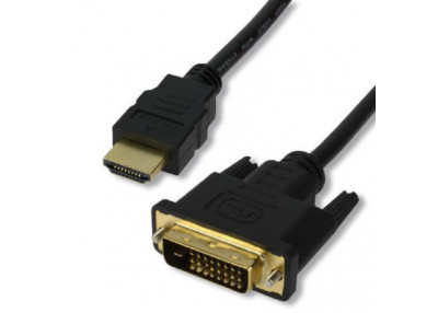 Câble HDMI mâle (19 pts) / DVI-D mâle - 3m