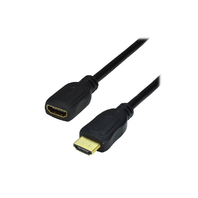 Rallonge HDMI haute vitesse 3D avec Ethernet mâle / femelle - 1m