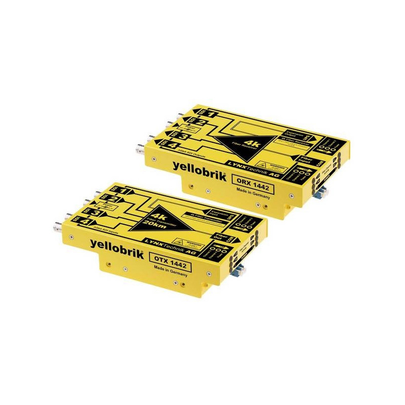 LYNX Technik Ensemble transmission Fibre 12G 2x(OTX1442+ORX-1441) SC