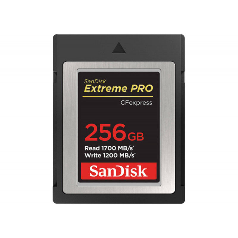 SanDisk Carte CFexpress Extreme Pro 256Go 1700/1200MB/s