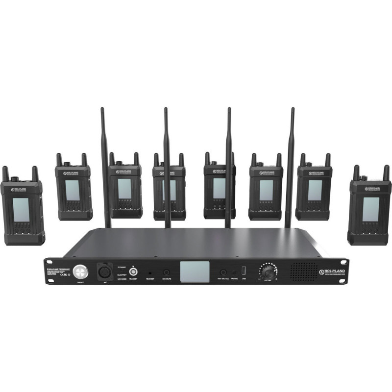 Hollyland Système Intercom Full-Duplex avec Tally, Portée 350m