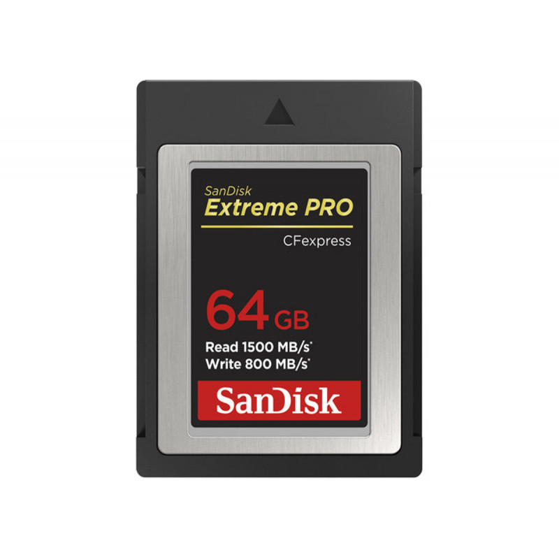 SanDisk Carte CFexpress Extreme Pro 64Go 1500/800MB/s