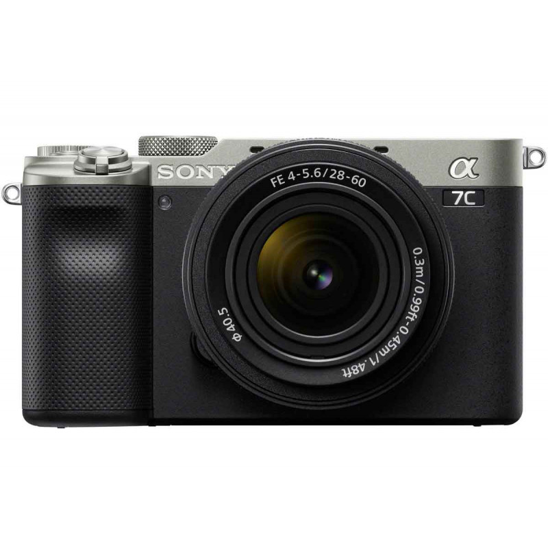 Sony Alpha 7C Compact Plein Format + Objectif Zoom 28-60mm (Argent)