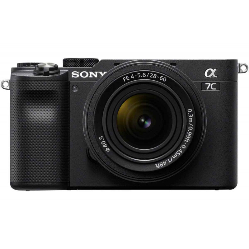 Sony Alpha 7C Compact Plein Format + Objectif Zoom 28-60mm (Noir)