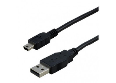 MCL Cable USB 2.0 Type A Male / Mini B Male (5 Broches) - 2m