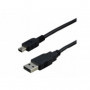 MCL Cable USB 2.0 Type A Male / Mini B Male (5 Broches) - 2m - Noir