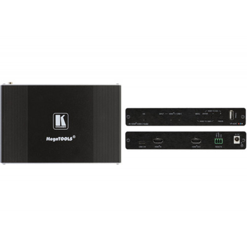Kramer VP-424C Scaler numerique USB-C/HDMI vers HDMI 2.0