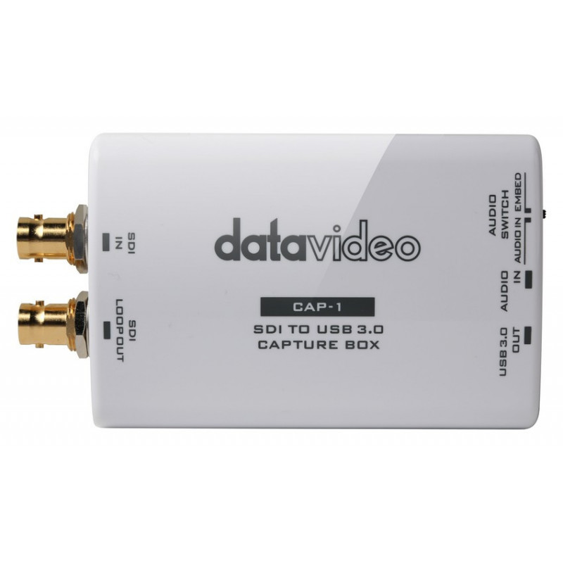 Datavideo CAP-1 SDI Boîtier d’acquisition vidéo SDI à USB 3.0