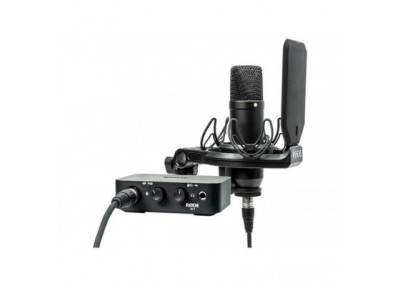 RØDE NT1 Bundle micro large membrane avec interface audio AI-1