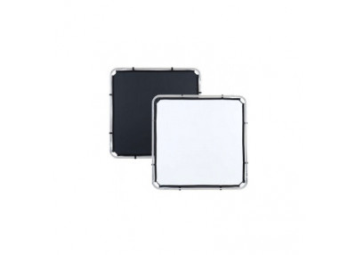 Réflecteur / Diffuseur Manfrotto Skylite Rapid 2x2m - Tissu Argent/or Et Argent/blanc - Transport Ultra Compact