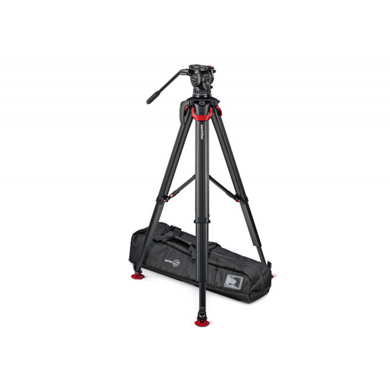 Sachtler Kit Trepied Flowtech 100 MS avec Rotule Aktiv 10
