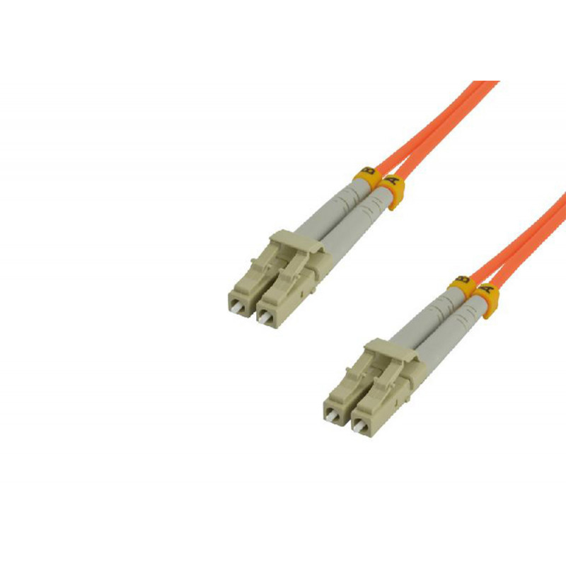 Jarretière optique OM2 duplex multimode 50/125 - LC / LC 2m