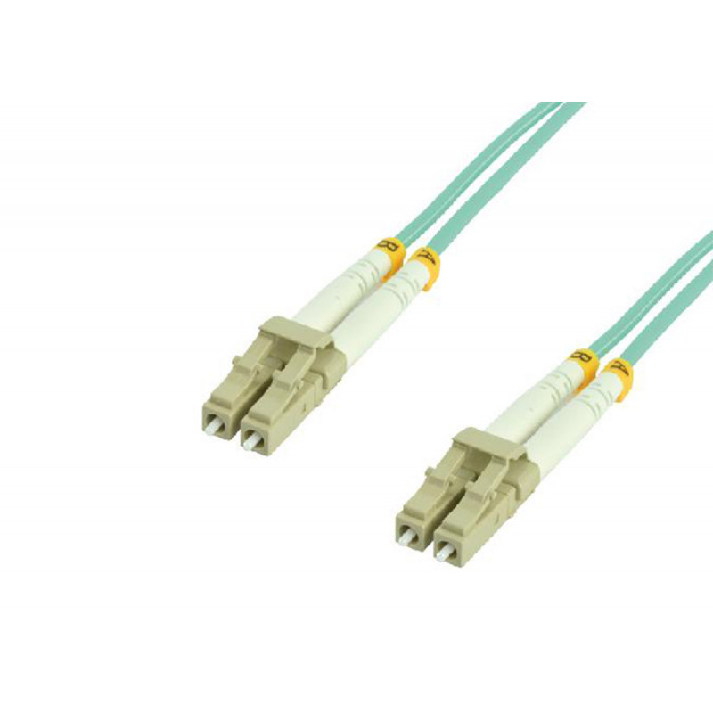 Jarretière optique OM3 duplex 50/125 multimode - LC / LC 30m