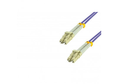 Jarretière optique OM4 duplex multimode 50/125 - LC / LC 30m