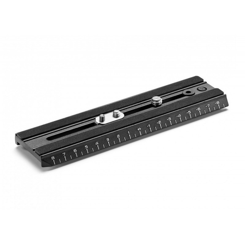 Manfrotto 504PLONGRL video camera plate with metric ruler