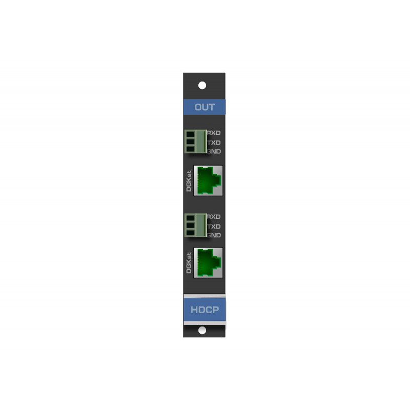 Kramer DGKAT-OUT2-F16 Carte HDMI & RS-232 sur DGKat a 2 sorties