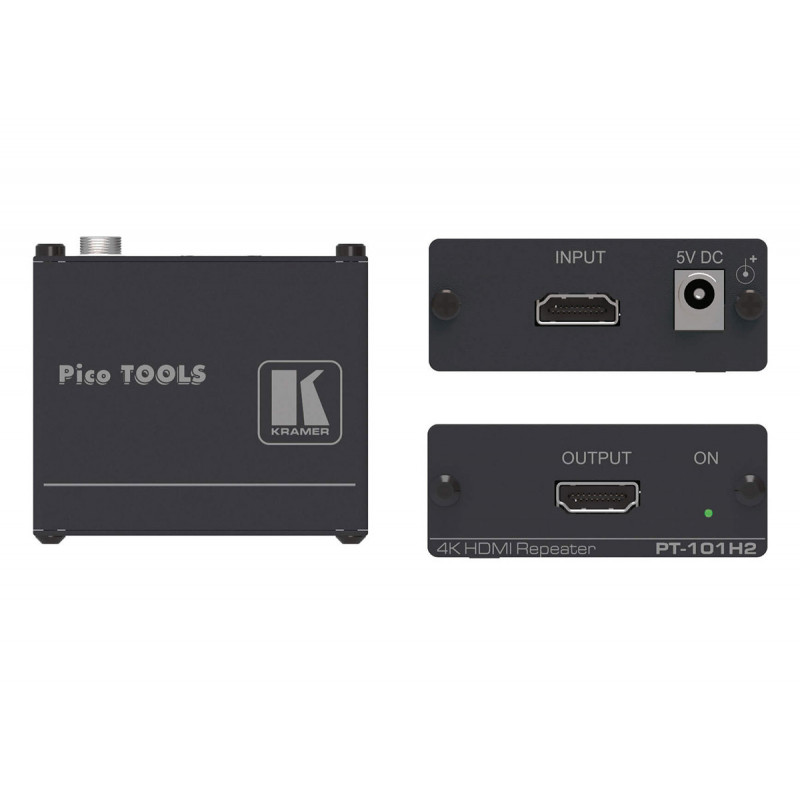 Kramer PT-101H2 Repeteur HDMI UHD 4K UHD (4:4:4 & HDMI 2.0)
