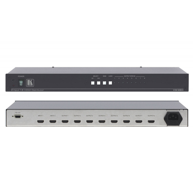 Kramer VM-28H Selecteur/distributeur HDMI 2:1:8