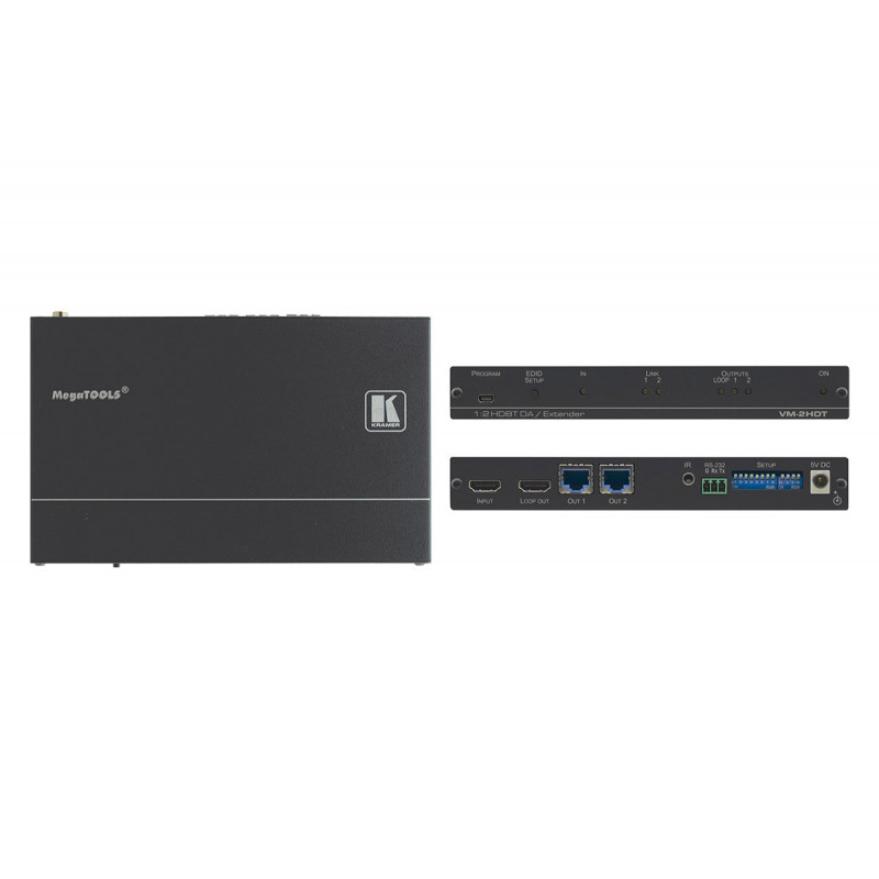 Kramer VM-2HDT Distributeur HDMI vers 2 HDBaseT