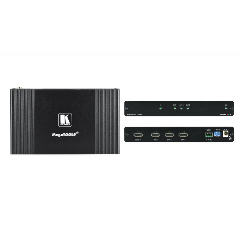Kramer VM-3H2 Distributeur HDMI 1:3 4K (4:4:4 & HDMI 2.0)