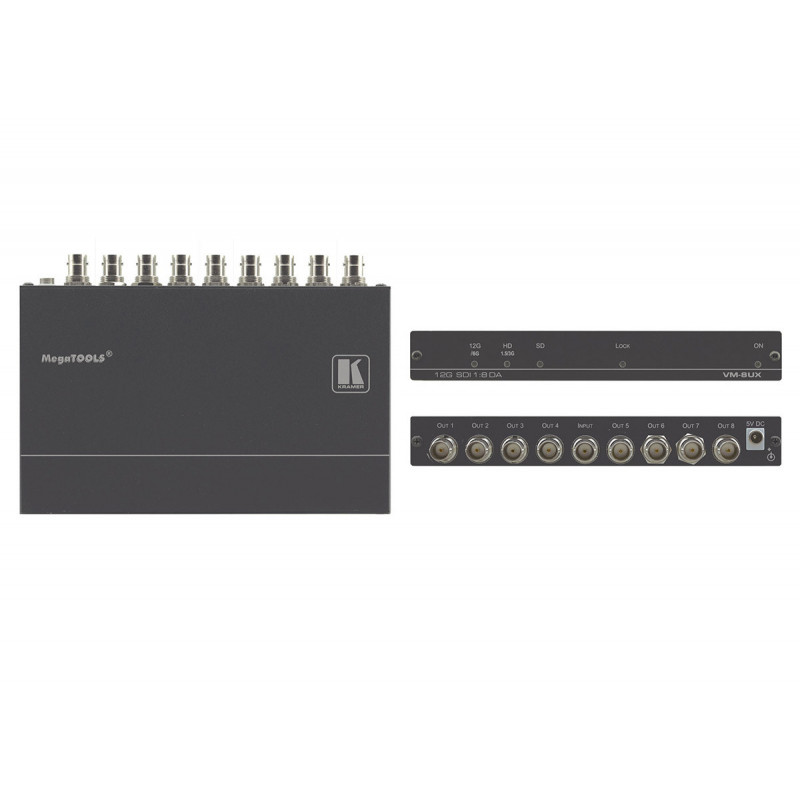 Kramer VM-8UX Distributeur Amplificateur 12 G SDI 4K 1:8