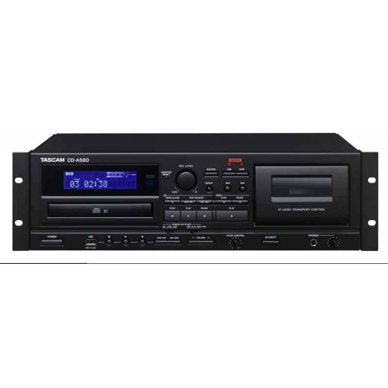 Tascam Lecteur CD 3U & Cassette Audio