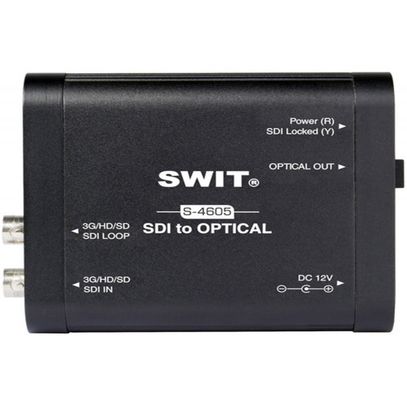 Swit S-4605 Convertisseur 3G-SDI vers fibres optiques