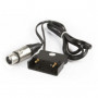 SWIT S-7100A Gold Mount pour cable XLR DC