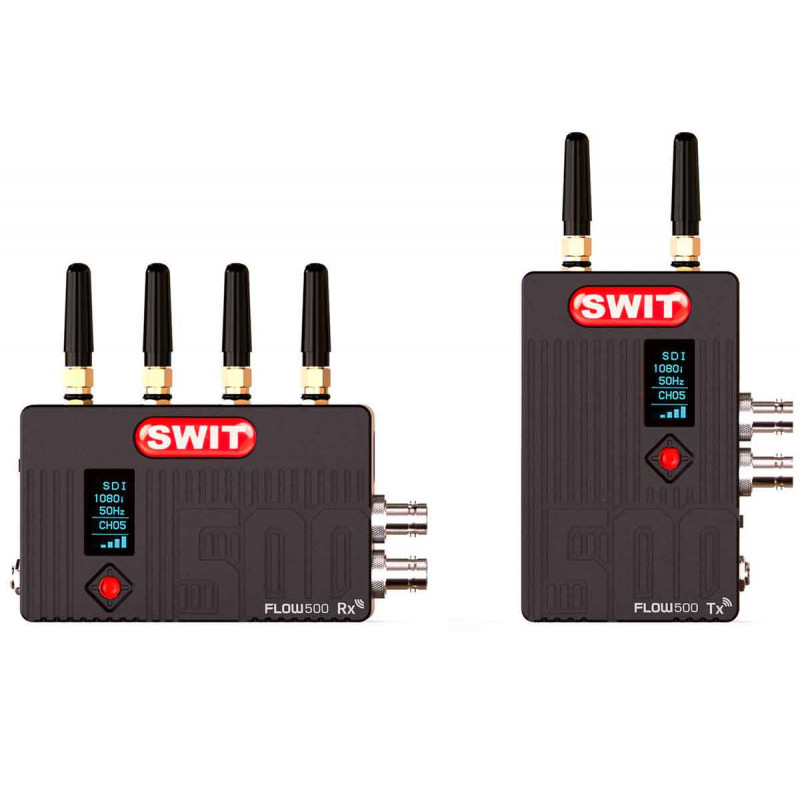 Swit FLOW500 Kit vidéo HF HD (SDIx2+HDMI sur RX et TX) - 150m