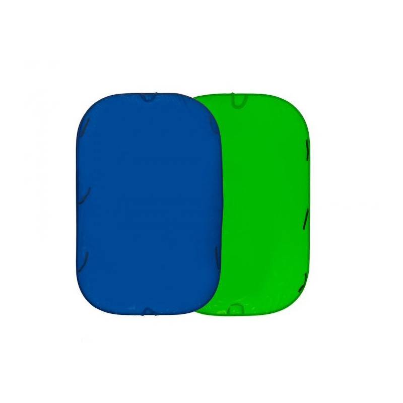 Manfrotto Fond Pliant reversible 1.8 x 2.1m Chromakey Blue/Green