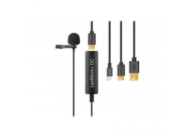 Saramonic LavMicro+ DC Microphone Lavalier pour appareils iOS, Androi