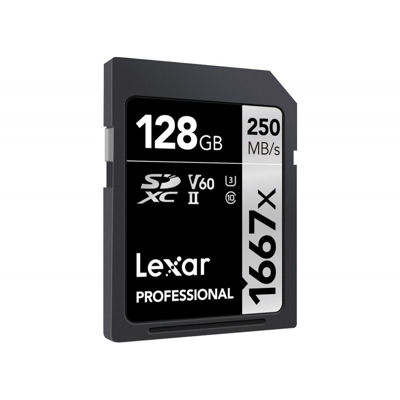 Lexar SDXC 128GB 1667x Professional UHS-II (U3) Class 10