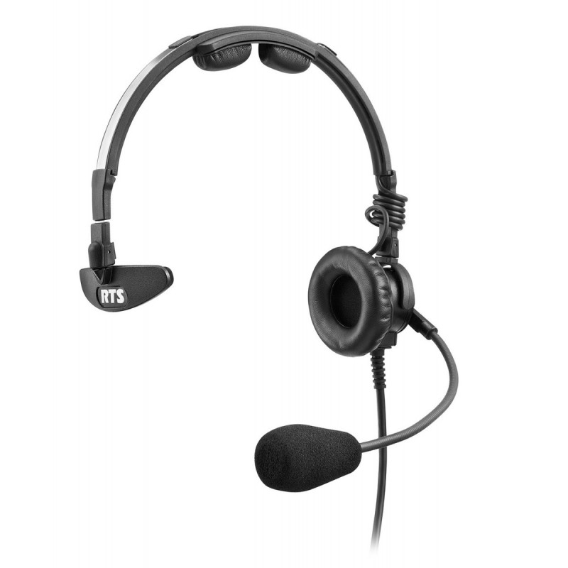 RTS LH-300 - Micro-Casque Monaural A4M (XLR 4-pin Mâle)