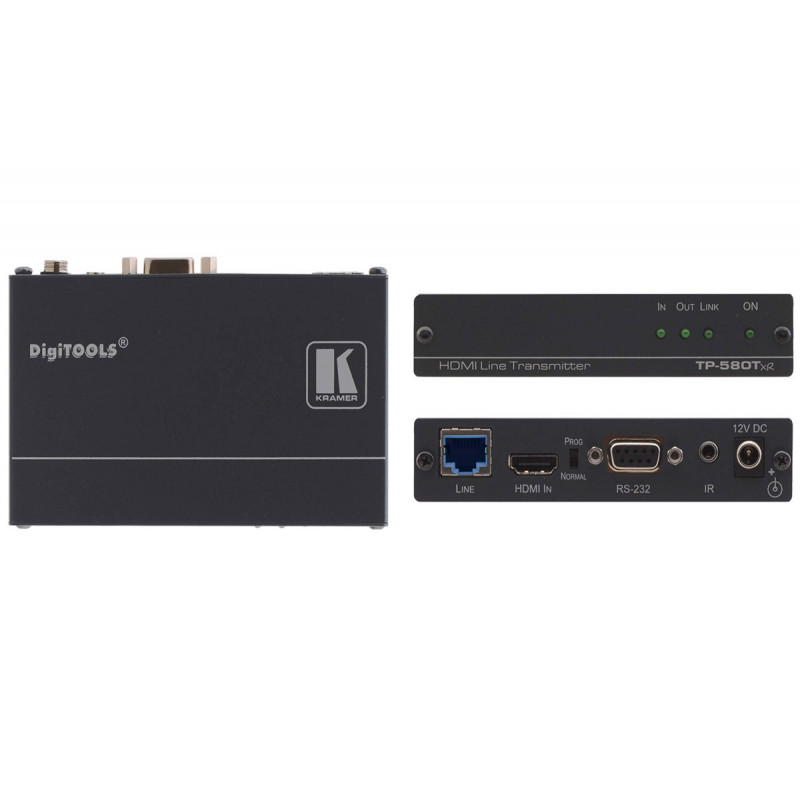 Kramer TP-580TXR Emetteur longue portee HDMI, IR & RS-232 sur HDBaseT